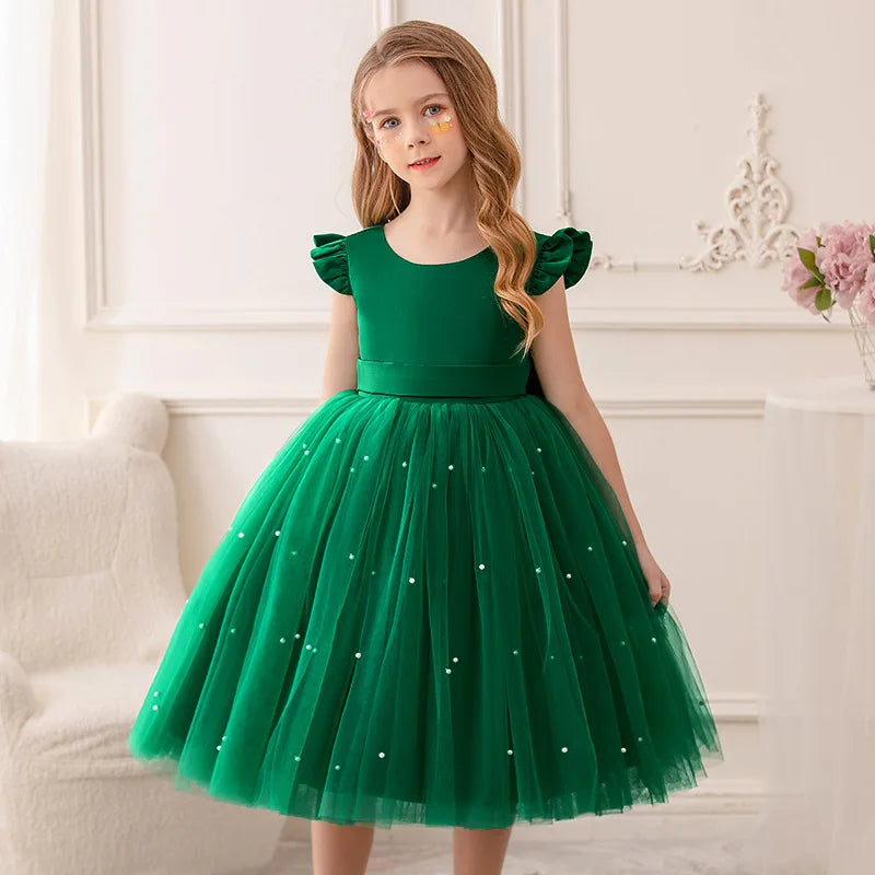 New Girls Puffy Dress Summer Tulle Fashion Little Princess Dress