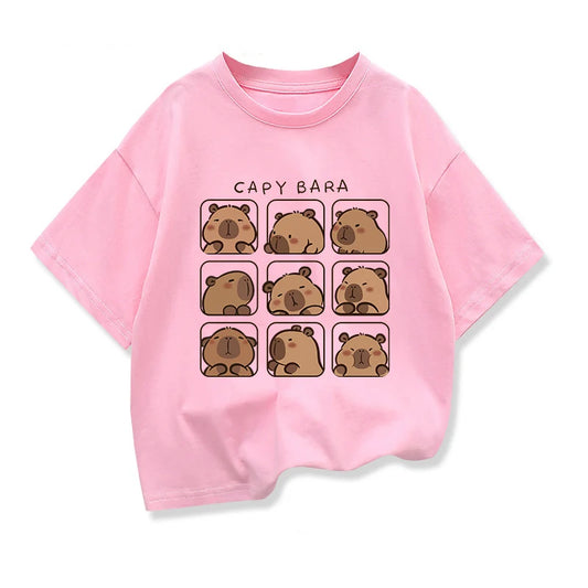 Marcelo Capybara Kids Clothing Tees