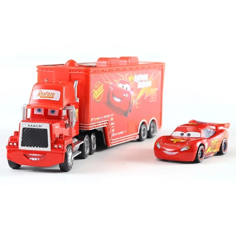 Cars 2 Mack Truck Pixar racing car Lightning McQueen Jackson Storm mini Car