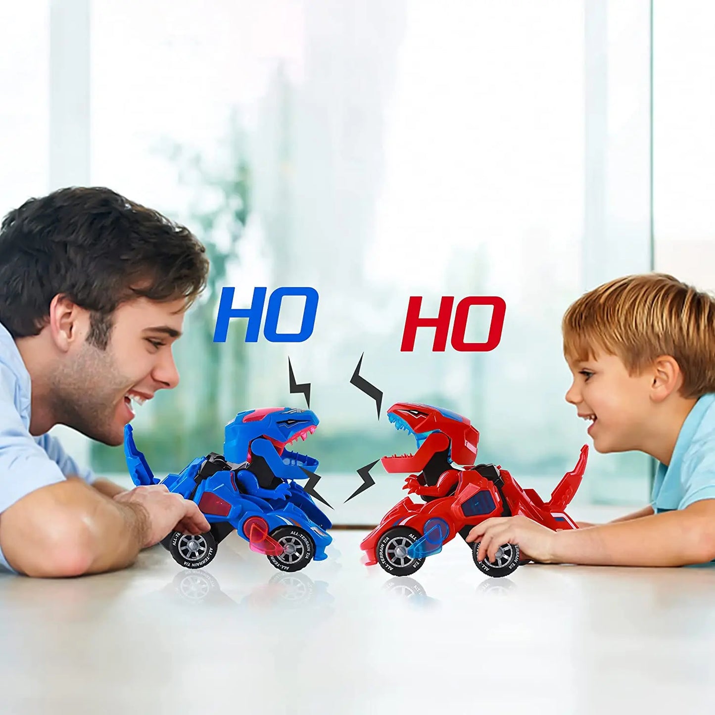 Transforming Dinosaur Car Toy for Kids 4-6 Years
