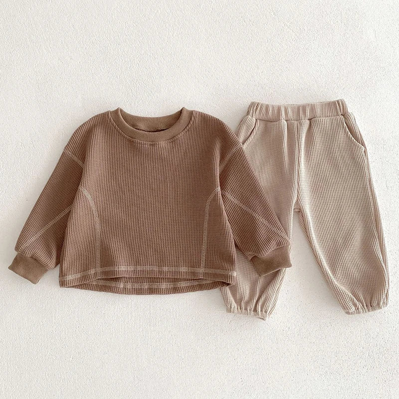 Amari Waffle Casual Sporty Set