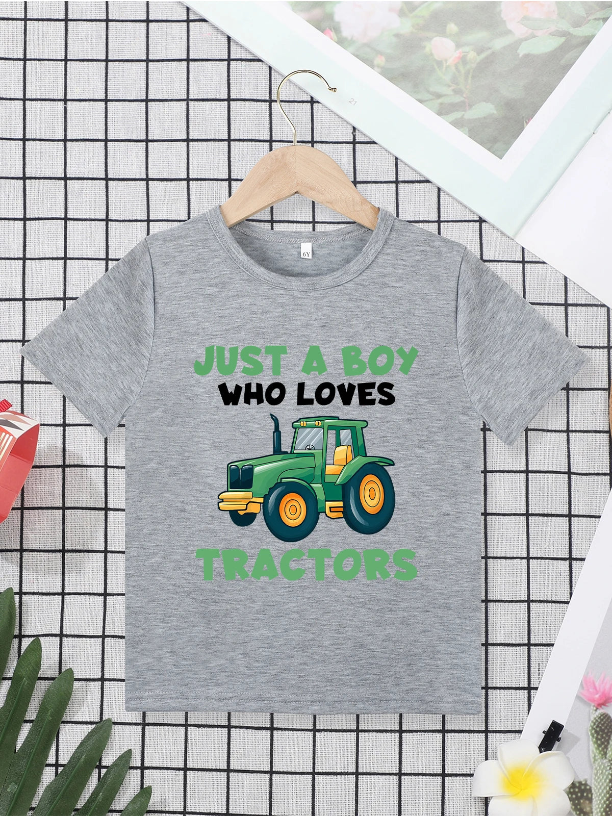 Raul Tractors Breathable Casual Round Neck Tees - GuGuTon baby store - Baby Fashion - Toddlers Outfits - Babies Outfits - Toddler Clothes - Kids Clothing - Newborn Clothes - Newborn Wear - Kids Wear - Trending Clothes - Trending Outfits - Fall Fashion - Winter Fashion - Girls Clothes - Boys Clothes - Babies Wear - Kids Accessories - KidsWear - Summer Clothes - Summer Fashion - Summer Trend - Falls Sweaters - Tops - Bottom - Jeans - Blouse - Dresses - Newborn Dresses - Toys