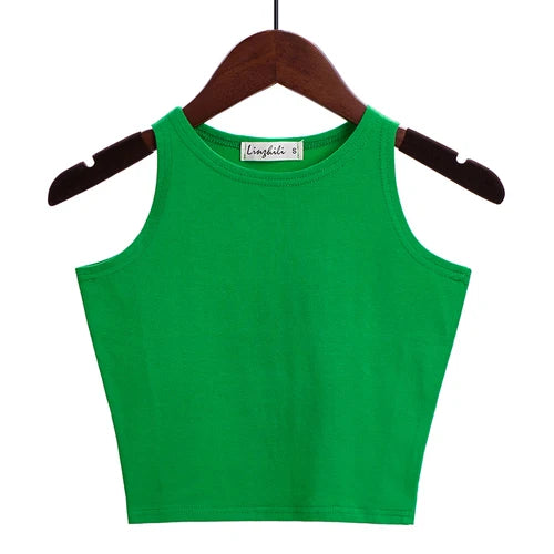 Julia Fashion Women Sexy Cotton Crop Blusas Top Camisole - GuGuTon baby store - Baby Fashion - Toddlers Outfits - Babies Outfits - Toddler Clothes - Kids Clothing - Newborn Clothes - Newborn Wear - Kids Wear - Trending Clothes - Trending Outfits - Fall Fashion - Winter Fashion - Girls Clothes - Boys Clothes - Babies Wear - Kids Accessories - KidsWear - Summer Clothes - Summer Fashion - Summer Trend - Falls Sweaters - Tops - Bottom - Jeans - Blouse - Dresses - Newborn Dresses - Toys