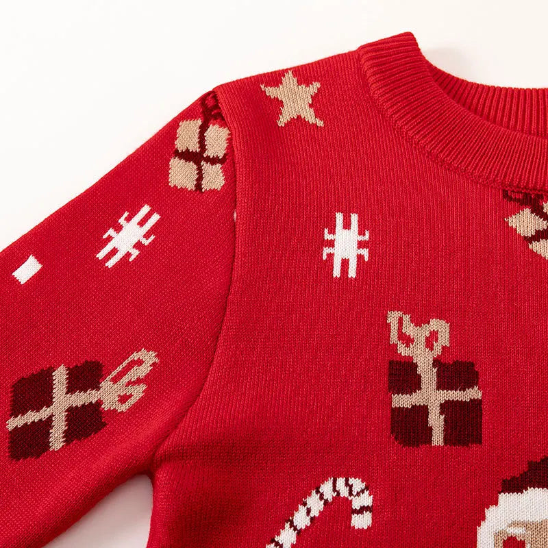 Lucas Warm Bottom Pullover Knit Christmas Sweater