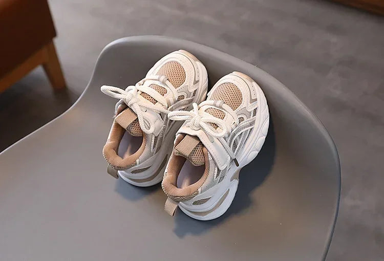 New Kids Sneakers for Girls School Causal Sports Shoes for Boy Spring Autumn Versatile Children Tennis Shoes Mesh Breathable