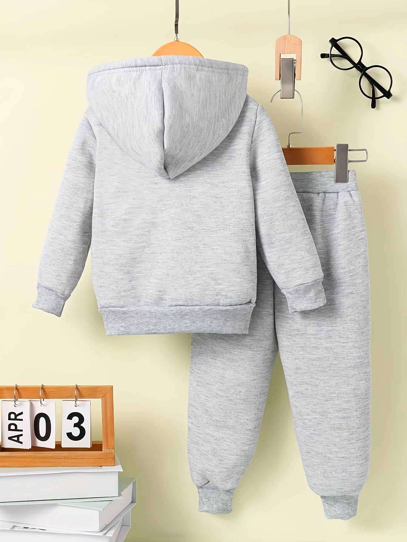 Newborn Baby Boy Fleece Hoodie with Cartoon Design