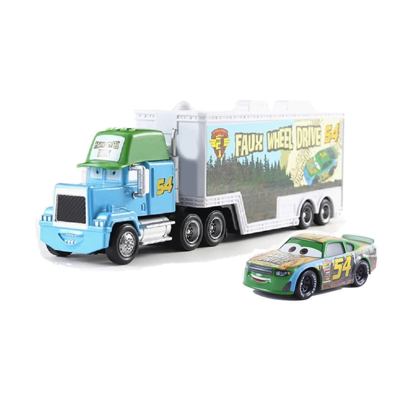 Cars 2 Mack Truck Pixar racing car Lightning McQueen Jackson Storm mini Car