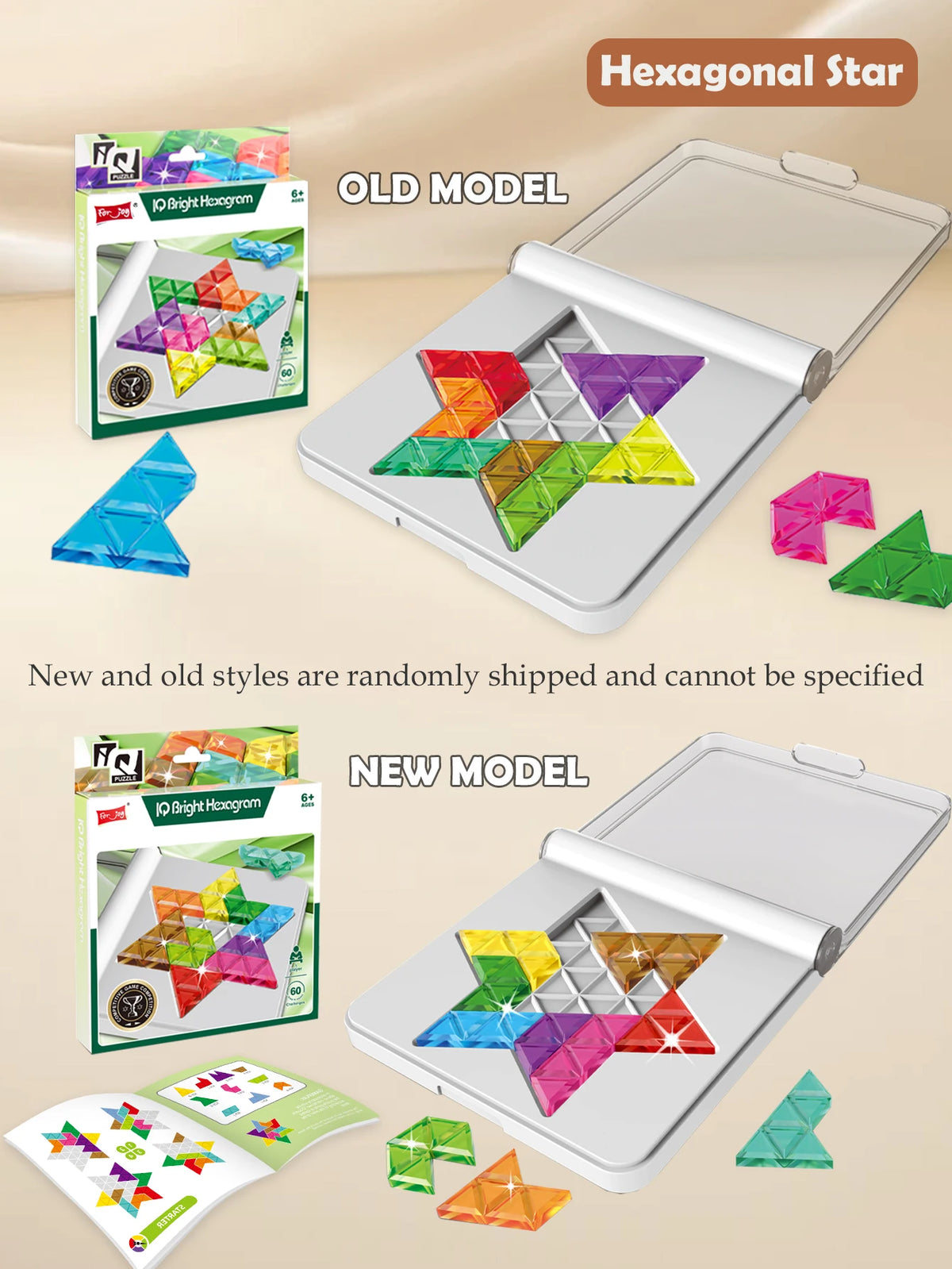 Puzzle Toys. Logical Thinking Training Fun Tabletop Games Multiple Shapes Colors