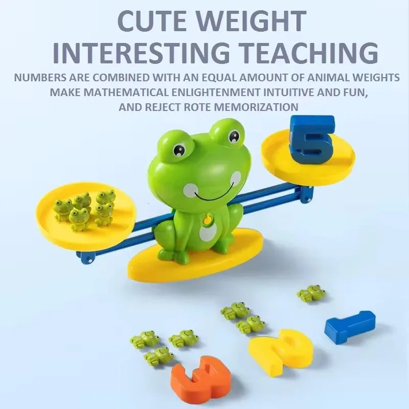 Mathematical Intelligence Math Toys Funny Frog Scale Children's Early Education Toys