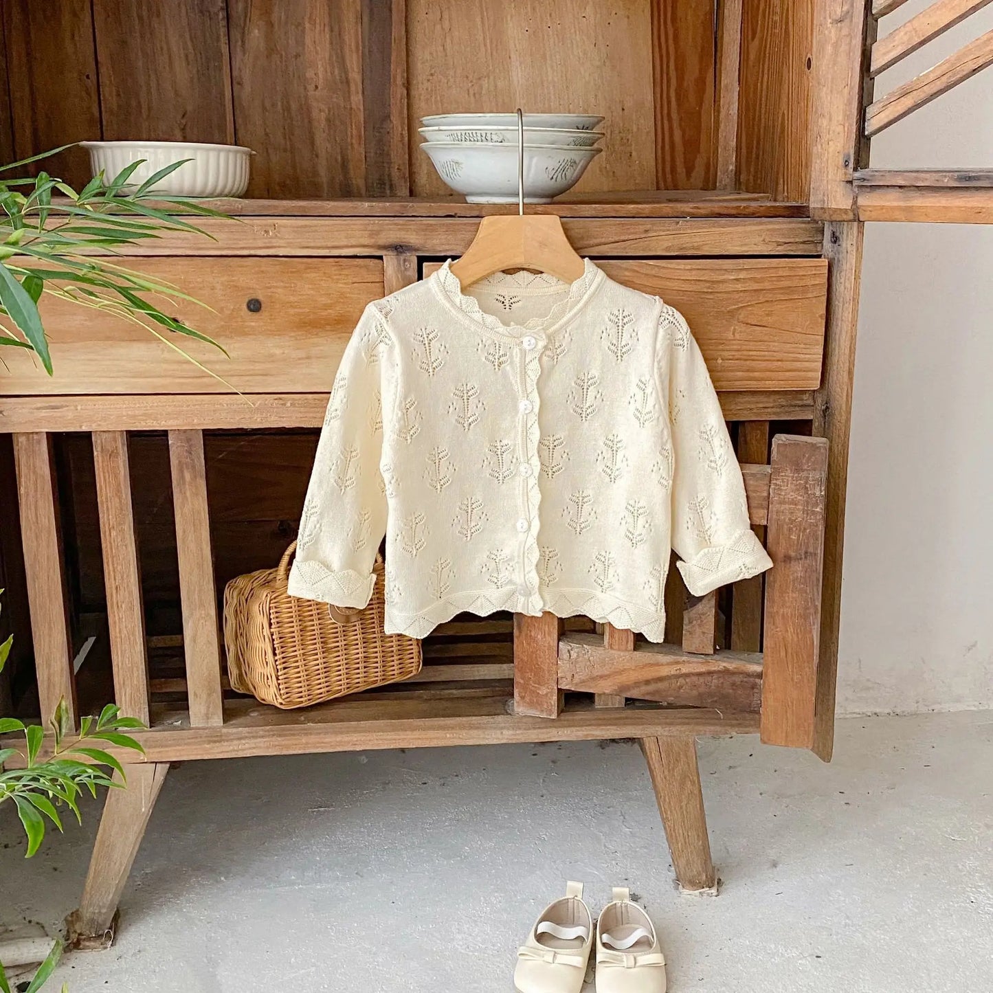 Trina Delicate Baby Cardigan Long Sleeved Top