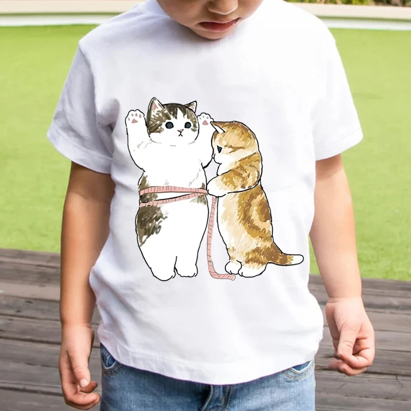 Irene Fashion Streetwear Cartoon Animal Kitten Clothing - GuGuTon baby store - Baby Fashion - Toddlers Outfits - Babies Outfits - Toddler Clothes - Kids Clothing - Newborn Clothes - Newborn Wear - Kids Wear - Trending Clothes - Trending Outfits - Fall Fashion - Winter Fashion - Girls Clothes - Boys Clothes - Babies Wear - Kids Accessories - KidsWear - Summer Clothes - Summer Fashion - Summer Trend - Falls Sweaters - Tops - Bottom - Jeans - Blouse - Dresses - Newborn Dresses - Toys