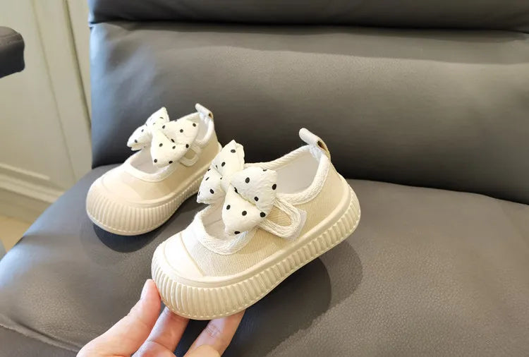 2026 Kids Shoes Baby Girl Walking Shoes with Breathable and Non Slip Mesh Bow Princess Shoes with Non Slip Soft Soles