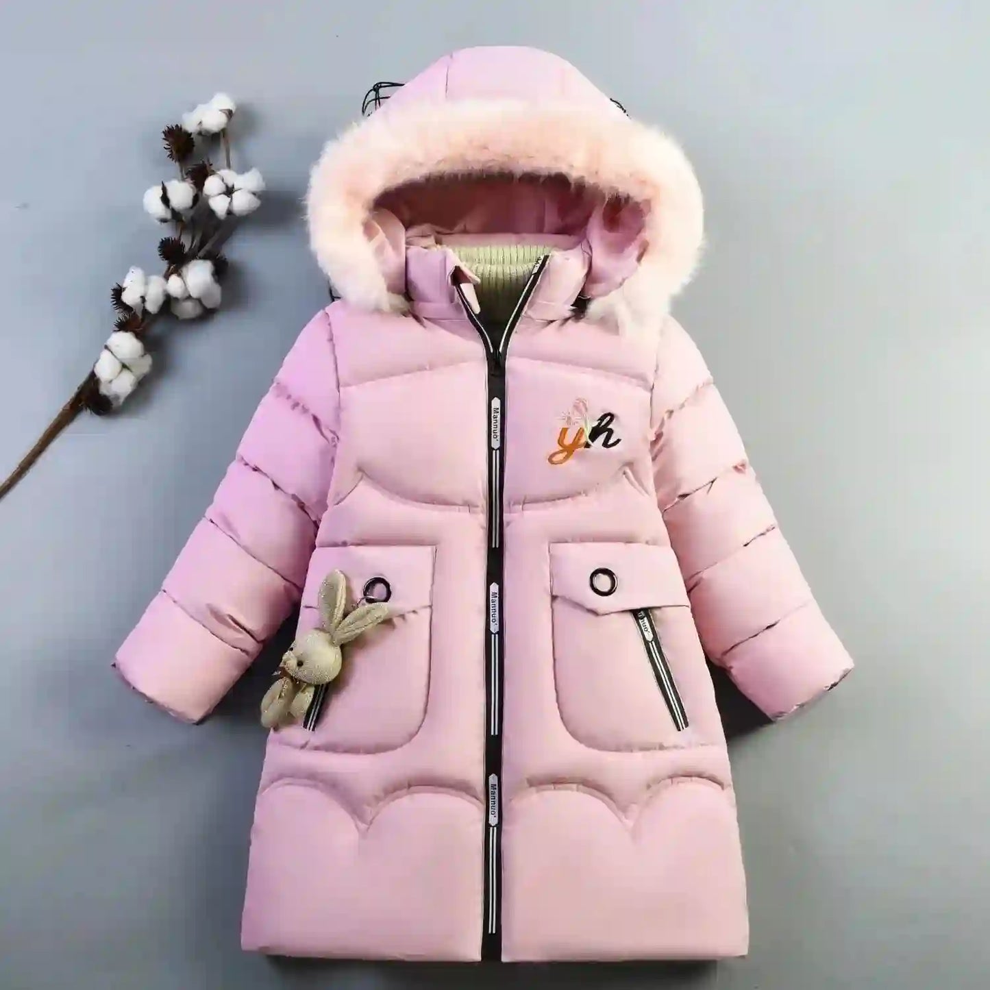 Selena Stylish Winter Hooded Jacket for Girls
