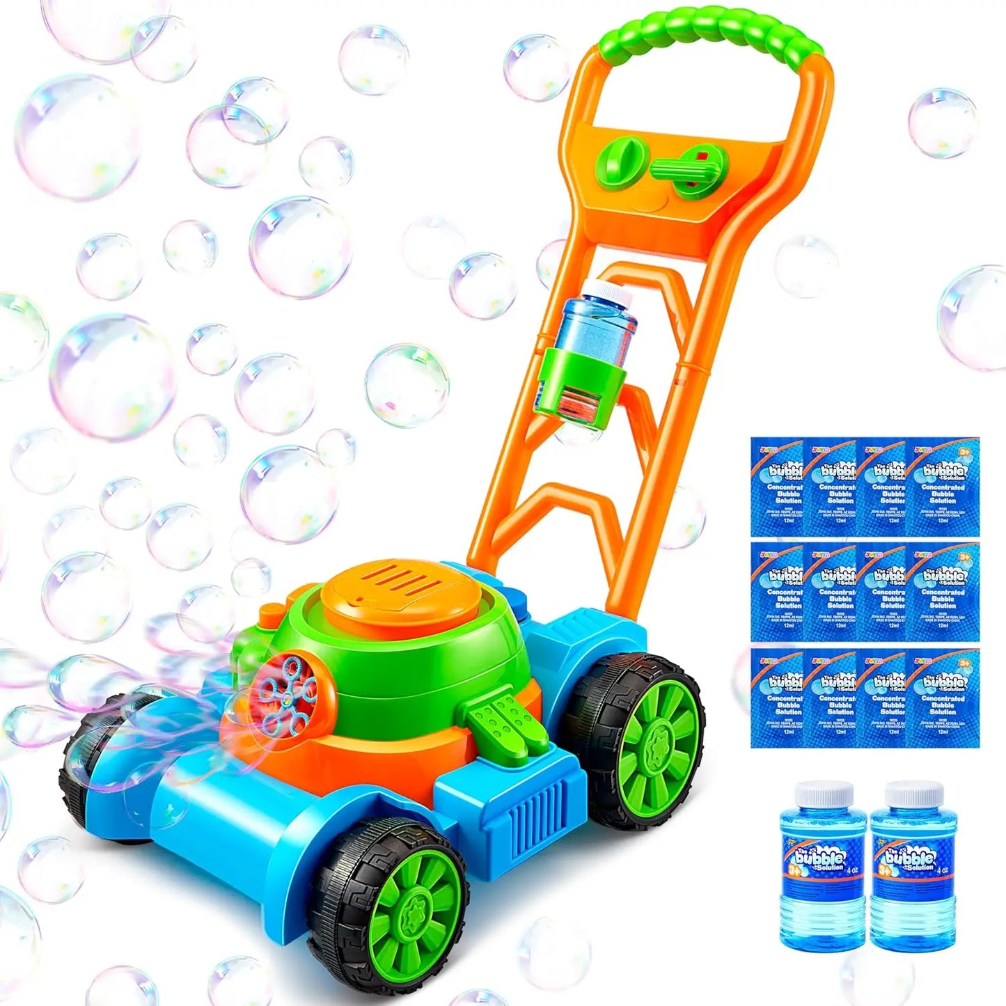JOYFY Bubble Lawn Mower Bubble Machine Summer Outdoor Toys