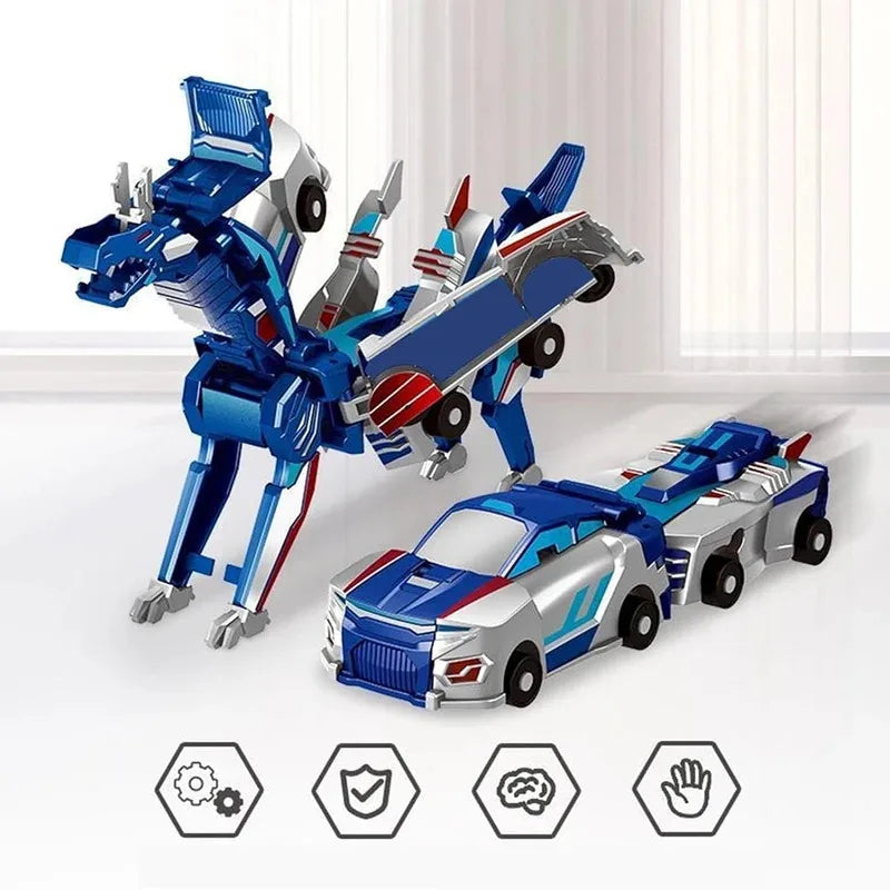 Unicorn Transformer : Magic Transformation Super Combination Car Toy 2 In 1