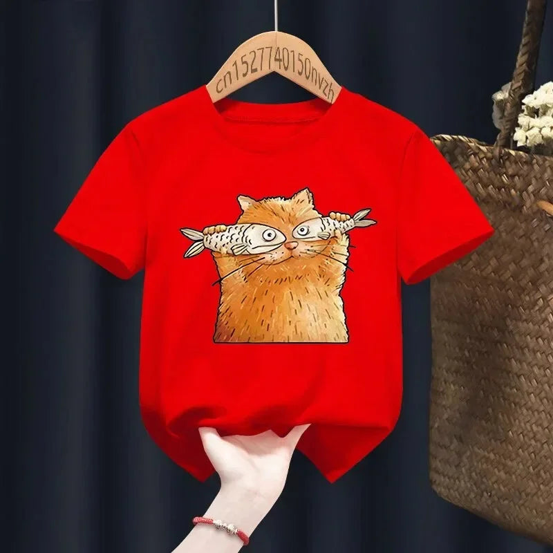 Olivia Cute Cartoon Fashion Kid T-shirts Children Baby Kawaii Clothes