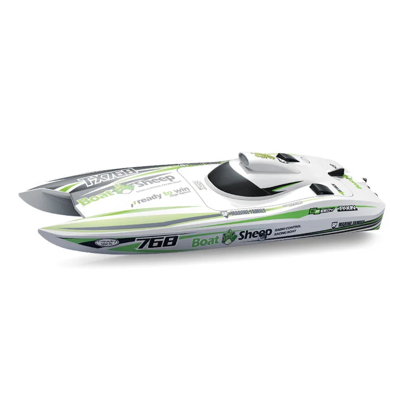 TX768 RC Boat 2.4G Brushless High Speed Remote Control Ship 30km/h
