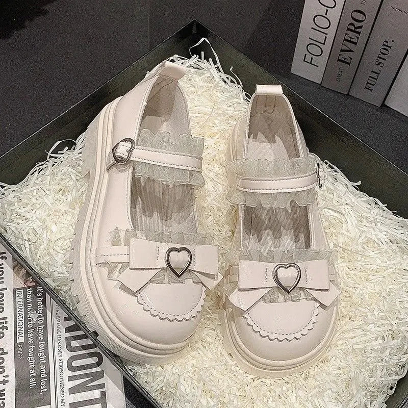 2025 Summer New School Girl JK Loafer Pumps Platform Shoes