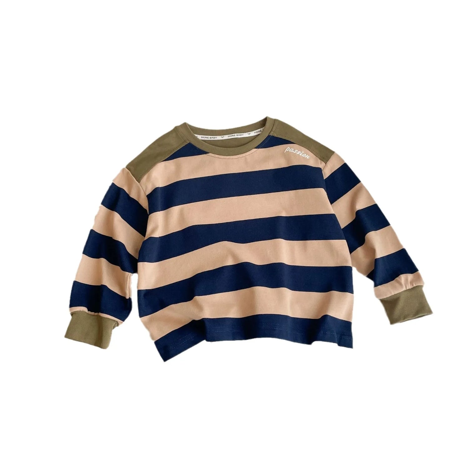 Matthew Striped Contrast Cotton Tees