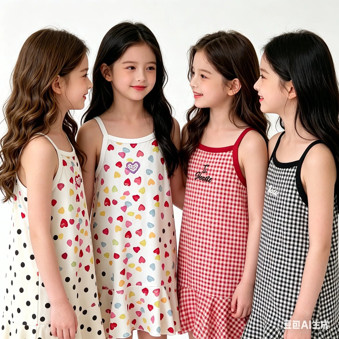 Cute Dress For Kids Girl Summer Dresses Children's Fashion Dress Thin Girls' Halter