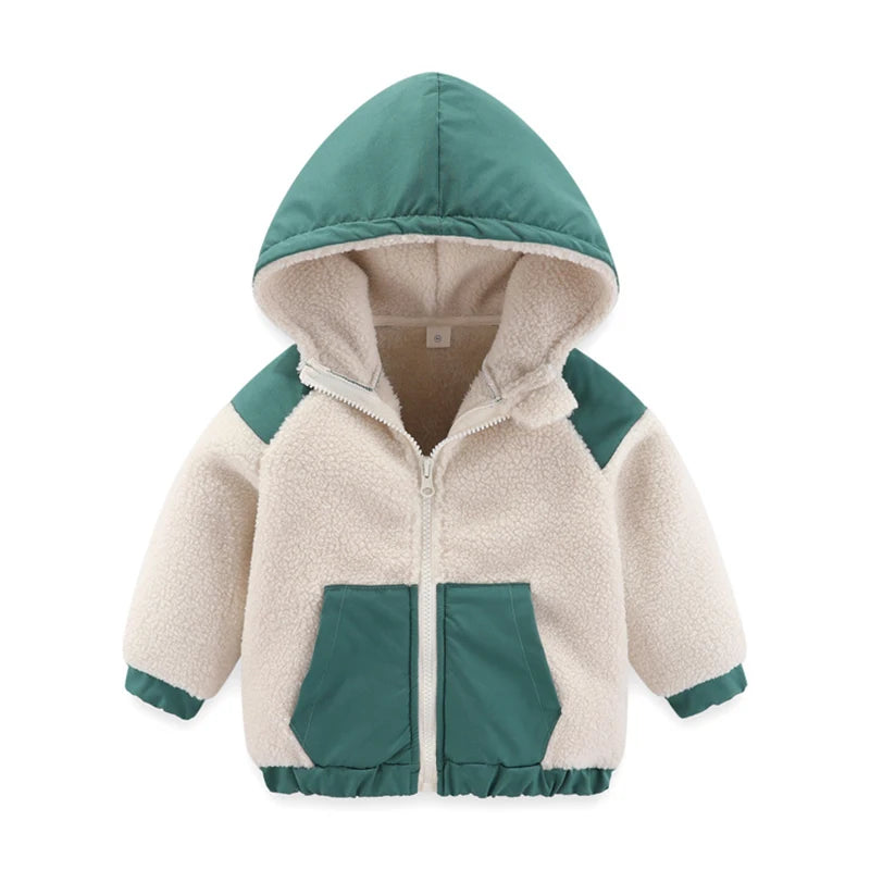 Saul Zipper Hooded Children Outerwear Sweater