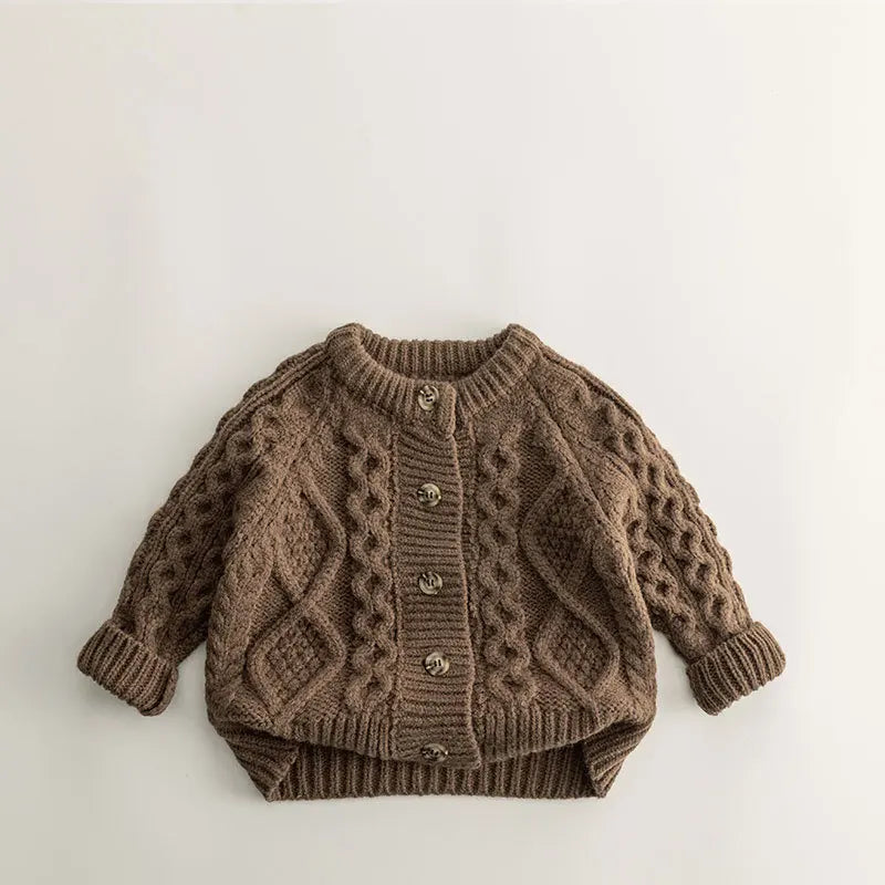 Roque Spring Autumn Knitted Twists Sweater