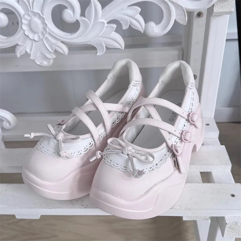Summer Leilei Gururu Original Sweet Girl Thick Soled Shoes Sports Shoes