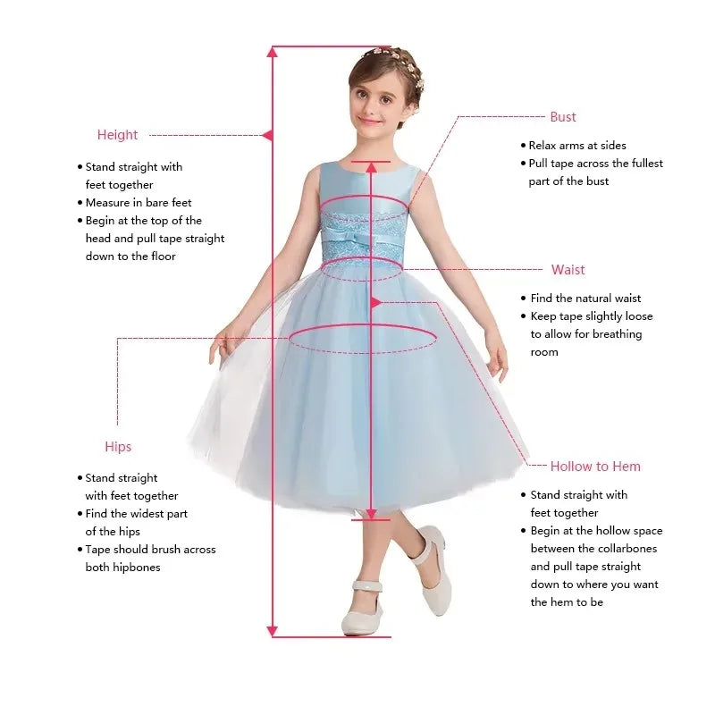 Flower Girl Dress White Satin A-Line Bow Back Long Train Flower Girl Gown Toddler Wedding Pageant Events Customized Wholesale
