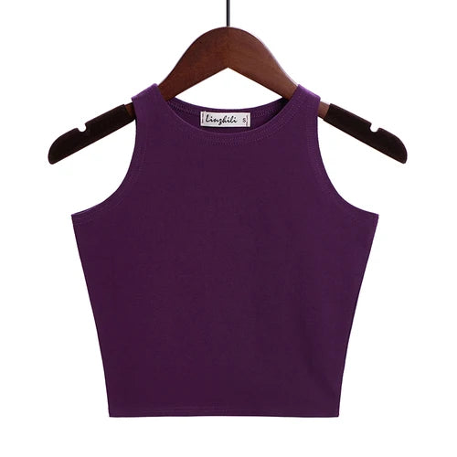 Julia Fashion Women Sexy Cotton Crop Blusas Top Camisole - GuGuTon baby store - Baby Fashion - Toddlers Outfits - Babies Outfits - Toddler Clothes - Kids Clothing - Newborn Clothes - Newborn Wear - Kids Wear - Trending Clothes - Trending Outfits - Fall Fashion - Winter Fashion - Girls Clothes - Boys Clothes - Babies Wear - Kids Accessories - KidsWear - Summer Clothes - Summer Fashion - Summer Trend - Falls Sweaters - Tops - Bottom - Jeans - Blouse - Dresses - Newborn Dresses - Toys