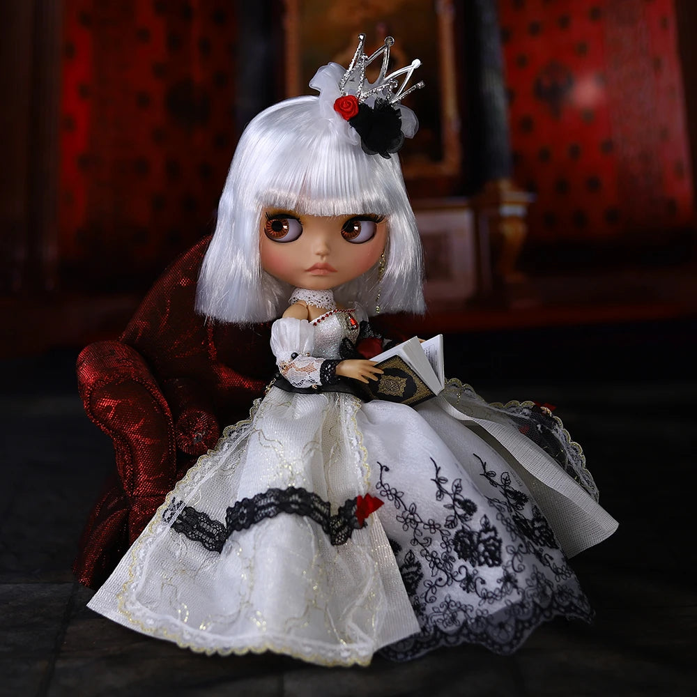 ICY DBS Blyth Doll BJD Joint Body tan Skin Matte Face Set Doll 1/6 30cm Girl Gift Anime SD