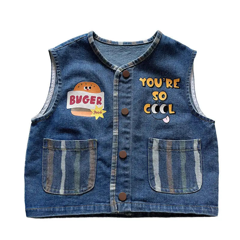 Flinn Casual Cartoon Hamburger T-shirt - GuGuTon baby store - Baby Fashion - Toddlers Outfits - Babies Outfits - Toddler Clothes - Kids Clothing - Newborn Clothes - Newborn Wear - Kids Wear - Trending Clothes - Trending Outfits - Fall Fashion - Winter Fashion - Girls Clothes - Boys Clothes - Babies Wear - Kids Accessories - KidsWear - Summer Clothes - Summer Fashion - Summer Trend - Falls Sweaters - Tops - Bottom - Jeans - Blouse - Dresses - Newborn Dresses - Toys