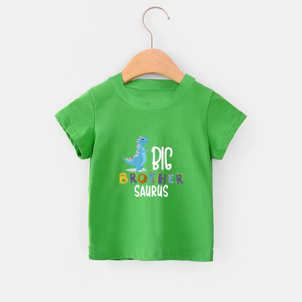Saul Big Brother Little Brother Dinosaur Tees - GuGuTon baby store - Baby Fashion - Toddlers Outfits - Babies Outfits - Toddler Clothes - Kids Clothing - Newborn Clothes - Newborn Wear - Kids Wear - Trending Clothes - Trending Outfits - Fall Fashion - Winter Fashion - Girls Clothes - Boys Clothes - Babies Wear - Kids Accessories - KidsWear - Summer Clothes - Summer Fashion - Summer Trend - Falls Sweaters - Tops - Bottom - Jeans - Blouse - Dresses - Newborn Dresses - Toys