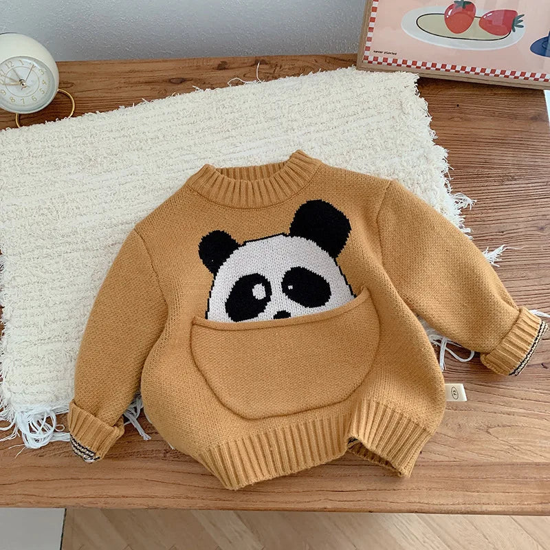 Xander Pullover Cartoon Clothes Top Children Knitted Swaeter