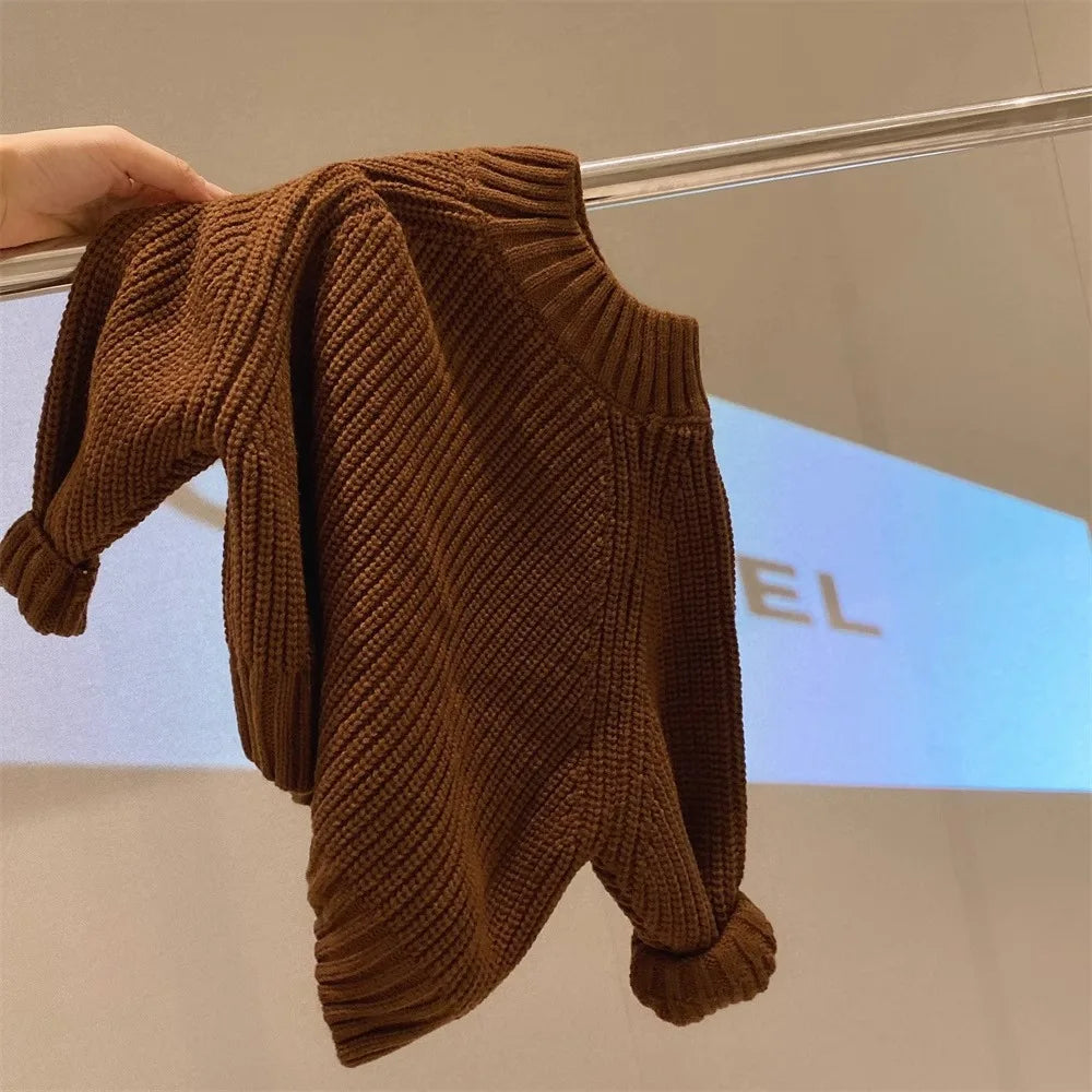 Paxton Autumn Cotton Solid Children Sweater - GuGuTon baby store - Baby Fashion - Toddlers Outfits - Babies Outfits - Toddler Clothes - Kids Clothing - Newborn Clothes - Newborn Wear - Kids Wear - Trending Clothes - Trending Outfits - Fall Fashion - Winter Fashion - Girls Clothes - Boys Clothes - Babies Wear - Kids Accessories - KidsWear - Summer Clothes - Summer Fashion - Summer Trend - Falls Sweaters - Tops - Bottom - Jeans - Blouse - Dresses - Newborn Dresses - Toys