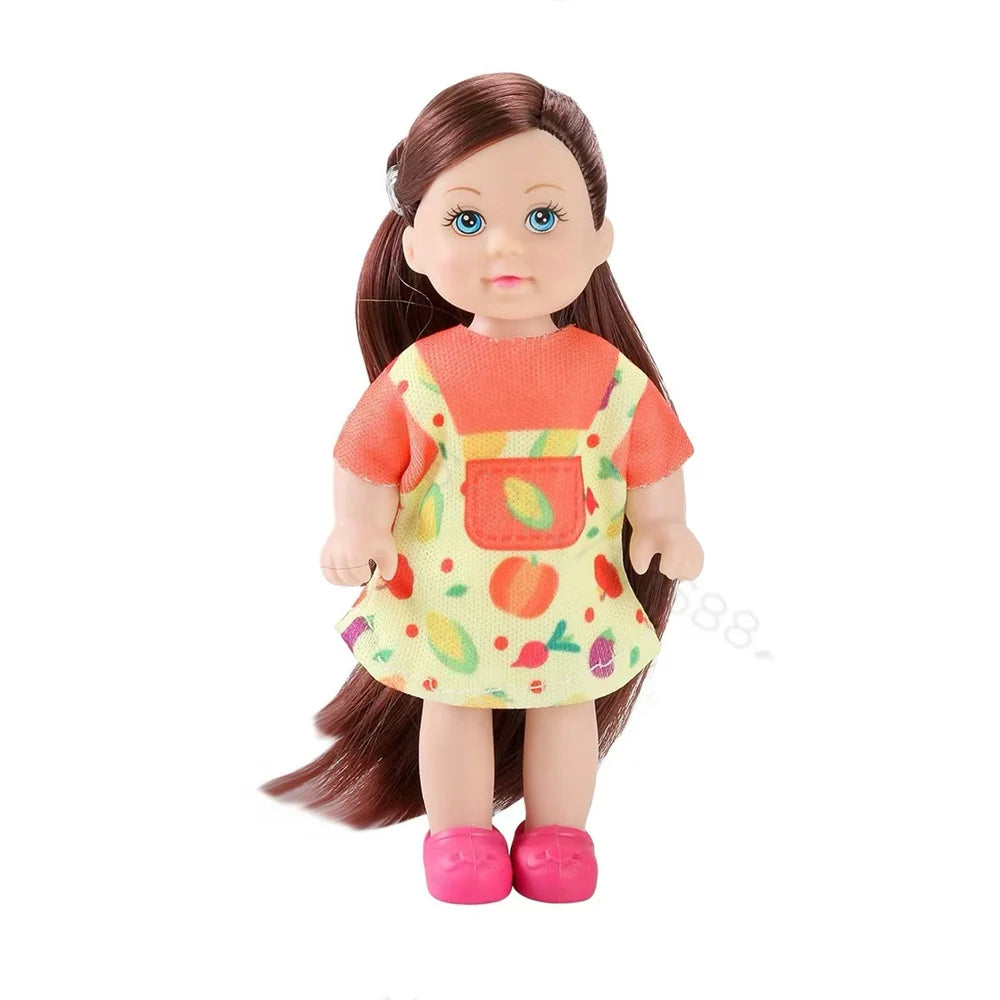 Multi style set with optional mini baby palm dolls, girl player toys, gifts