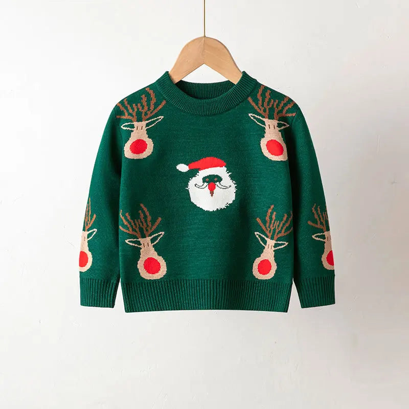 Estevan Christmas Warm Bottom Pullover Sweater