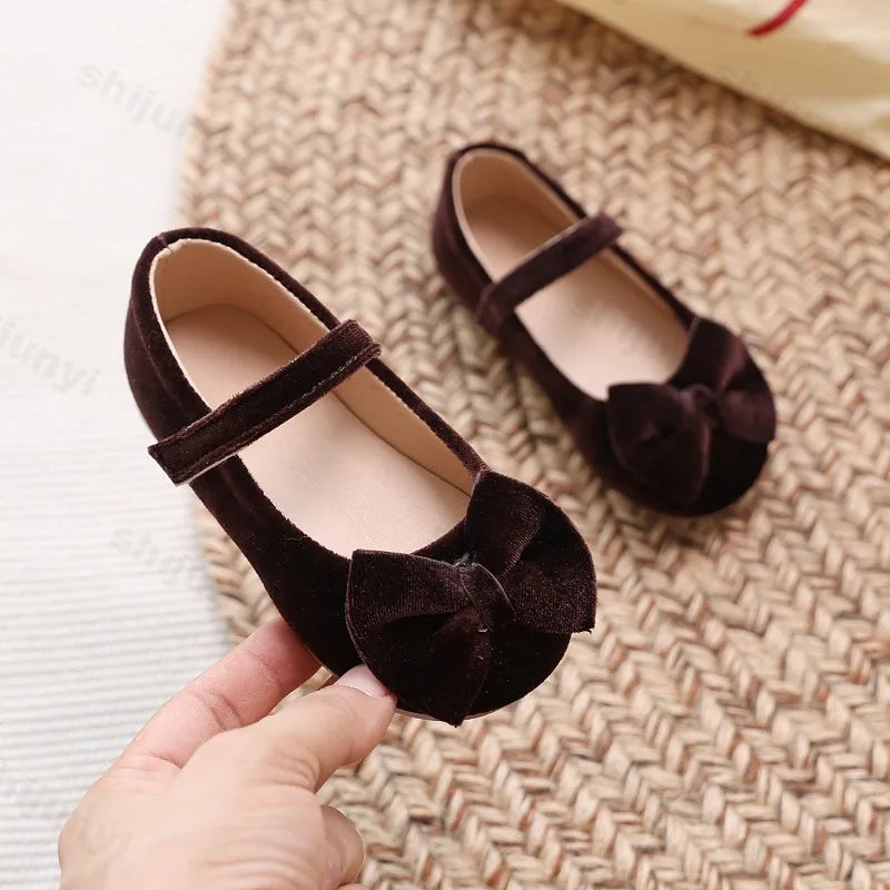 Girl Princess Shoes 2026 Spring Autumn New Round-toe Children Mary Jane Shoes