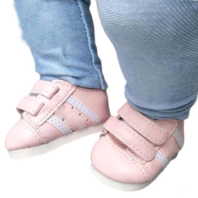 Baby Doll Shoes for 43cm Born Baby Doll Single Shoes Fits for 18" Girl Doll Sequin Shoes Accessories