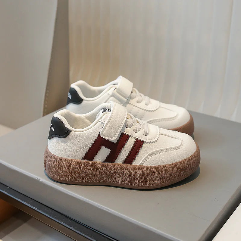 Children's Skate Shoes Girls White Sneakers 2026 Autumn New Fashion Boys Canvas Shoes Kids Sports Shoes Unisex Casual Shoes