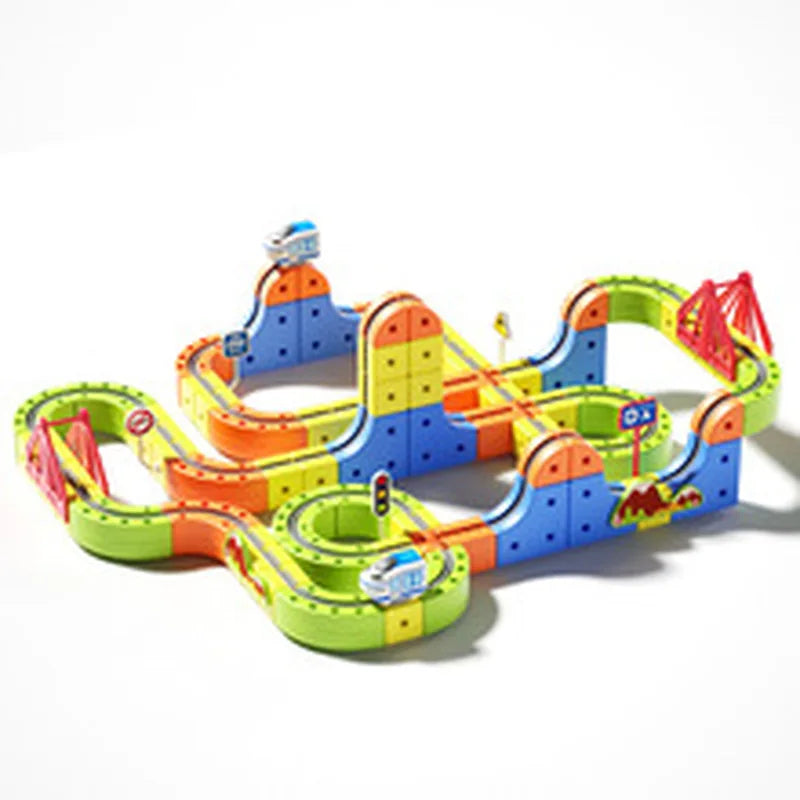 Amazing Track Cube Electric Magnetic Building Block Train Set