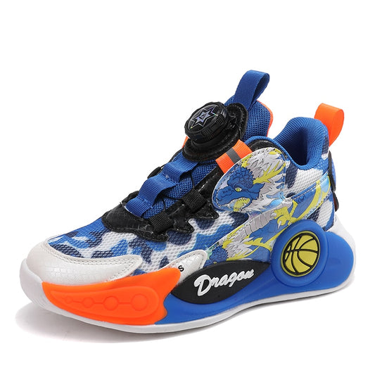 Sell Children Basketball Shoes Boys Basket Boots Non-slip - GuGuTon