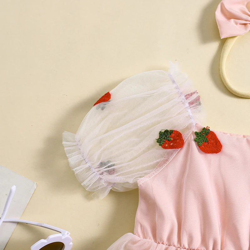 Nia Pudcoco Kids Summer Outfit - With  Headband