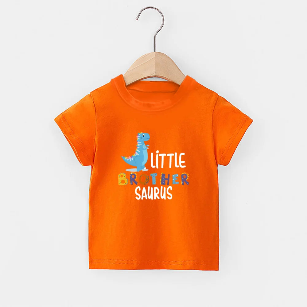 Saul Big Brother Little Brother Dinosaur Tees - GuGuTon baby store - Baby Fashion - Toddlers Outfits - Babies Outfits - Toddler Clothes - Kids Clothing - Newborn Clothes - Newborn Wear - Kids Wear - Trending Clothes - Trending Outfits - Fall Fashion - Winter Fashion - Girls Clothes - Boys Clothes - Babies Wear - Kids Accessories - KidsWear - Summer Clothes - Summer Fashion - Summer Trend - Falls Sweaters - Tops - Bottom - Jeans - Blouse - Dresses - Newborn Dresses - Toys