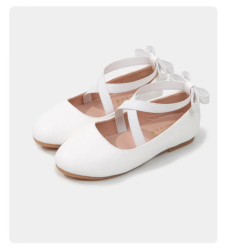 2026 New Girl Shoe Girl Christmas Shoes Party Performance Ballet Flats Slip on Boat Shoes Girl Dress Ballerina Princess Shoes