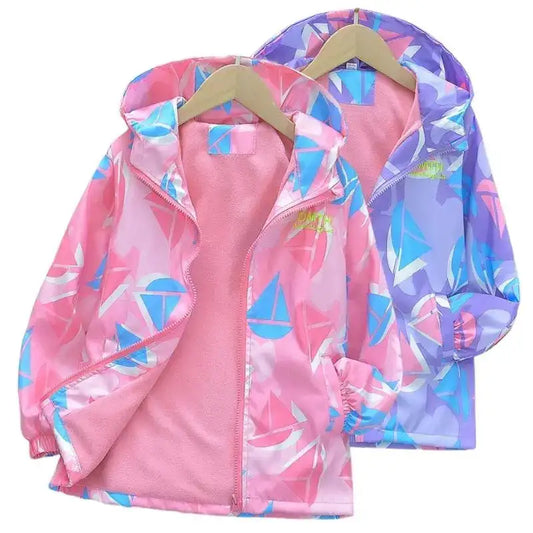 Kirsys Polar Fleece Outdoor Jacket Thickened Hooded Windbreaker