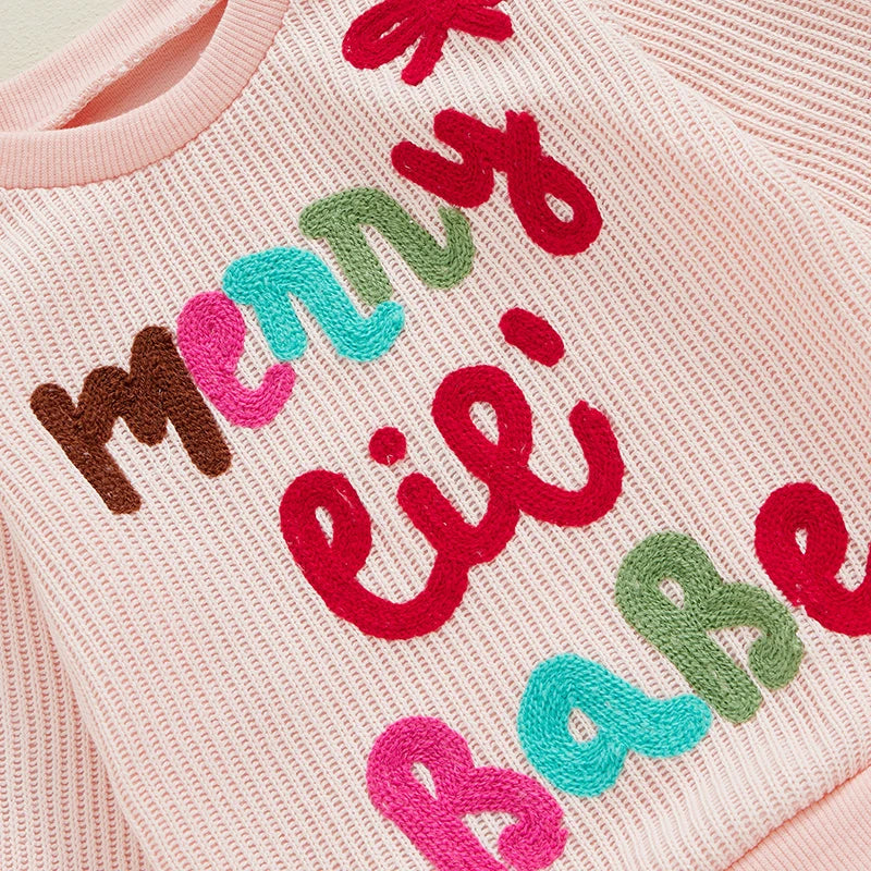 Mathias Embroidered Long Sleeve Baby Boys Sweaters