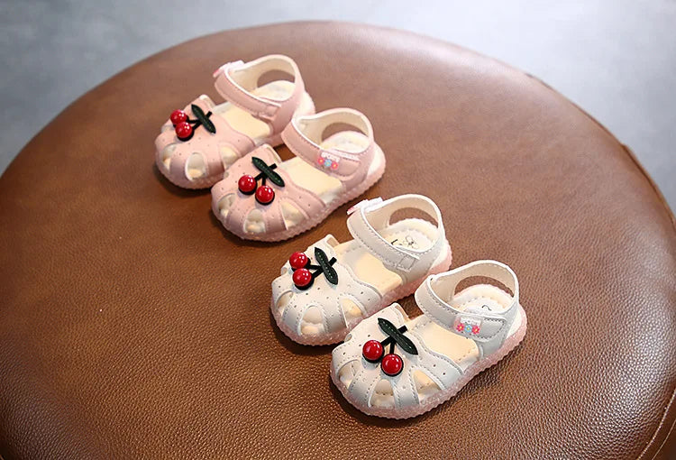 SHOE SIZE 15-25 Girls Sandal Summer Flowers Sweet Soft Children's Beach Shoes Toddler Girls Sandals Orthopedic Princess Fashion