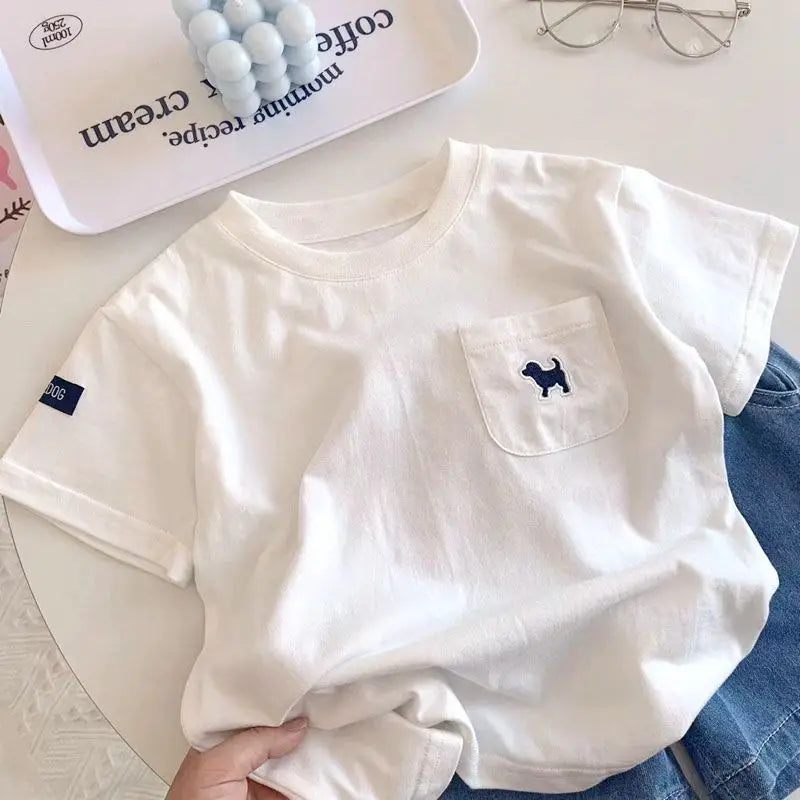 Ernesto Casual Loose Short Sleeve Tees - GuGuTon baby store - Baby Fashion - Toddlers Outfits - Babies Outfits - Toddler Clothes - Kids Clothing - Newborn Clothes - Newborn Wear - Kids Wear - Trending Clothes - Trending Outfits - Fall Fashion - Winter Fashion - Girls Clothes - Boys Clothes - Babies Wear - Kids Accessories - KidsWear - Summer Clothes - Summer Fashion - Summer Trend - Falls Sweaters - Tops - Bottom - Jeans - Blouse - Dresses - Newborn Dresses - Toys