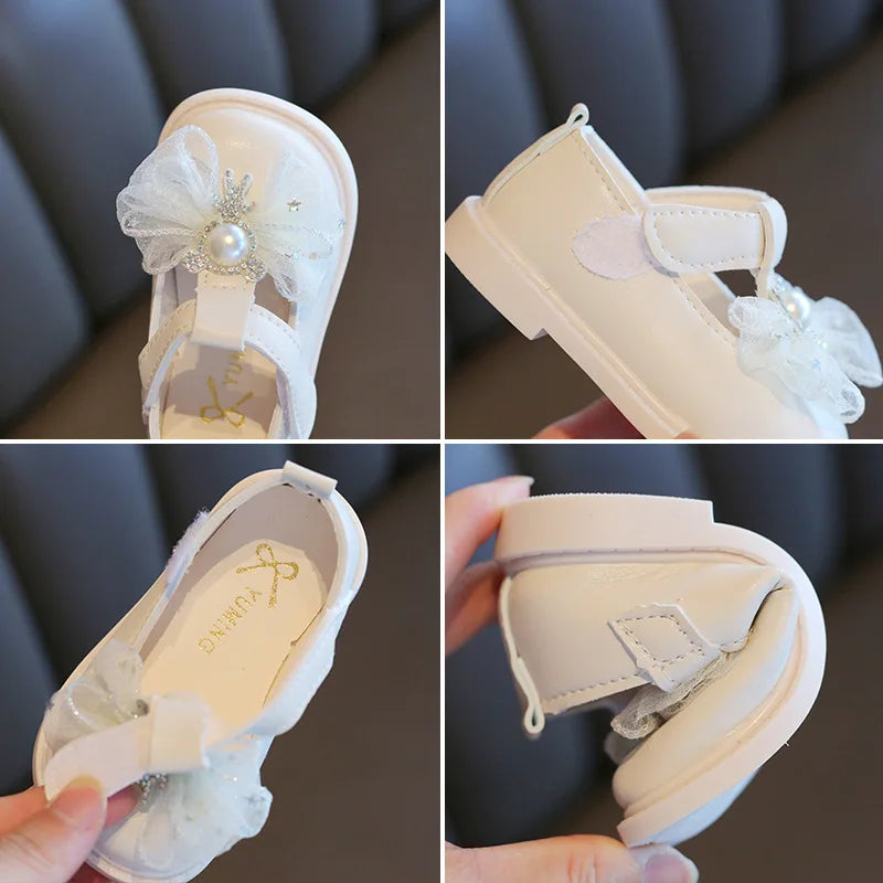 Baby Girls Shoes PU Toddler Princess Dress Shoes