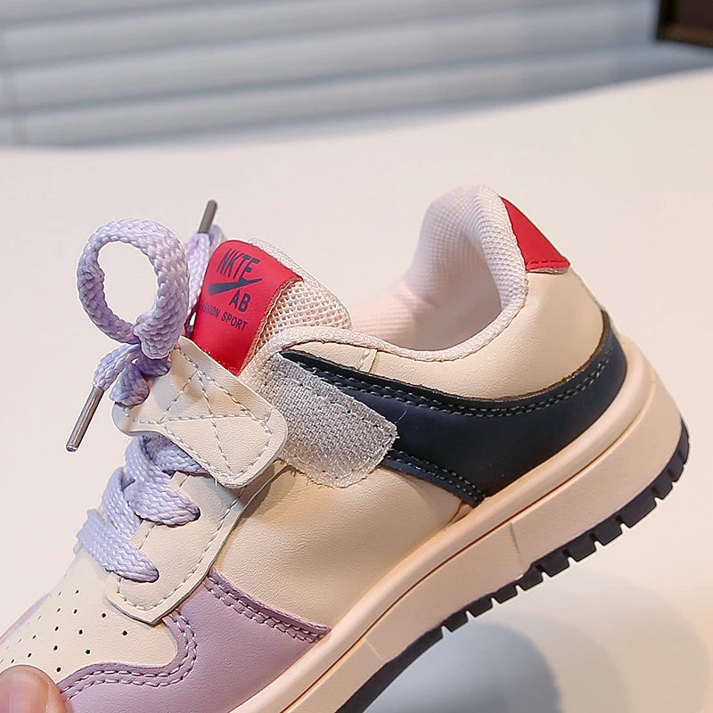 Girls Shoes Children Fashion Hip-hop Punk Graffiti Skateboard
